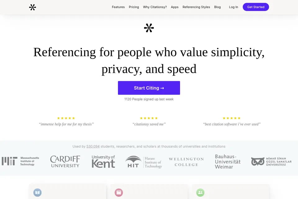 Landing page preview