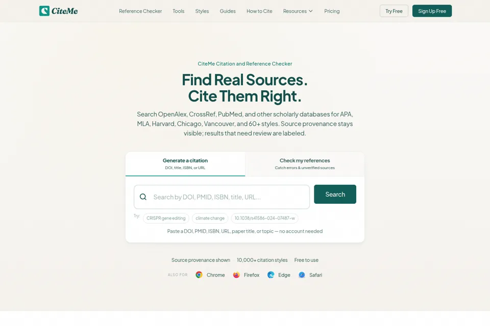 Landing page preview