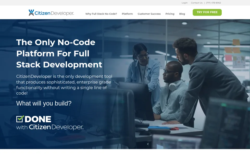 Landing page preview