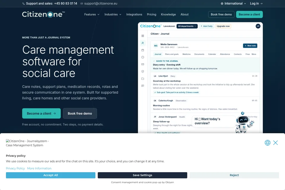 Landing page preview