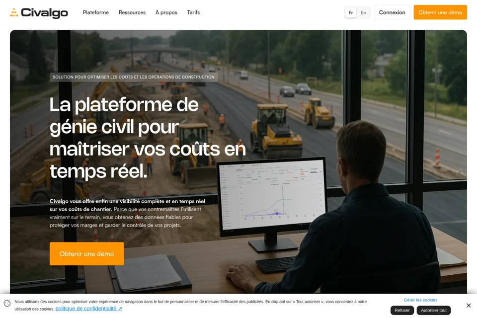 Landing page preview