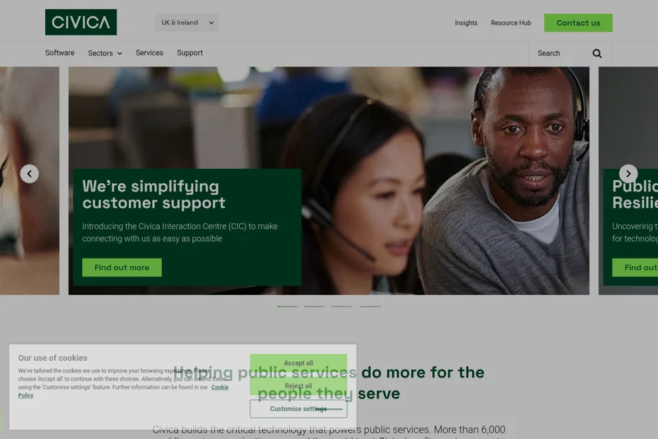 Landing page preview