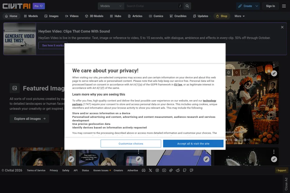 Landing page preview
