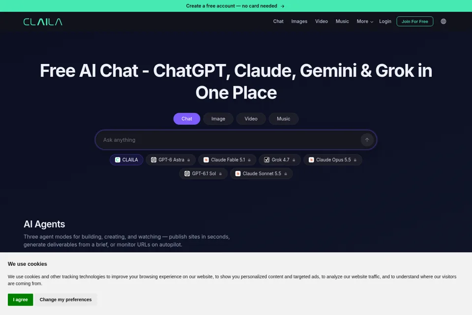 Landing page preview
