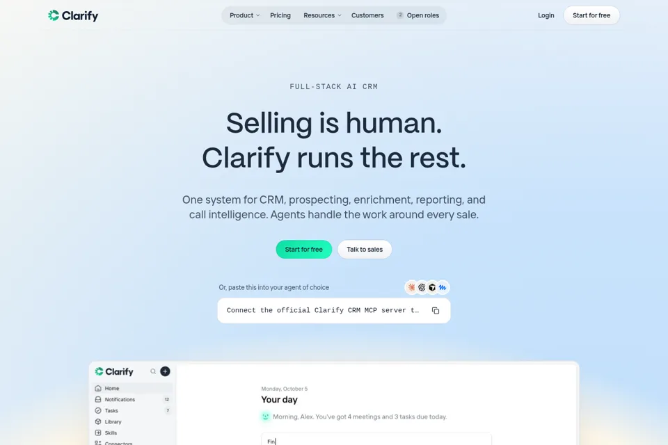 Landing page preview