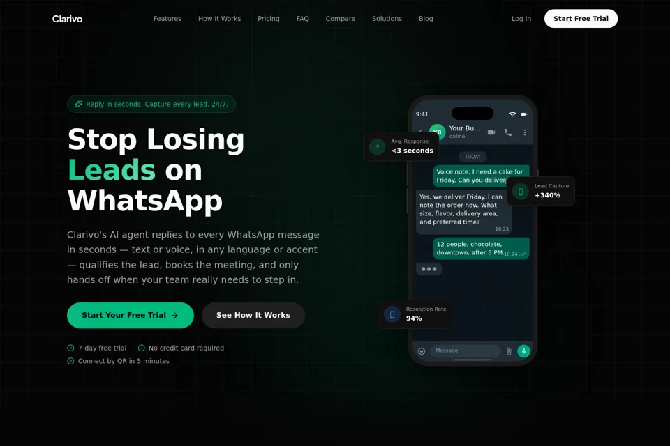 Landing page preview