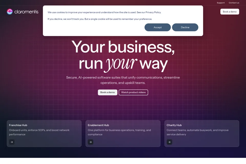 Landing page preview
