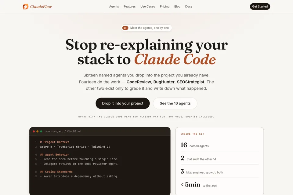 Landing page preview