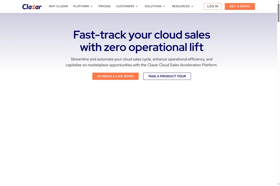 Landing page preview