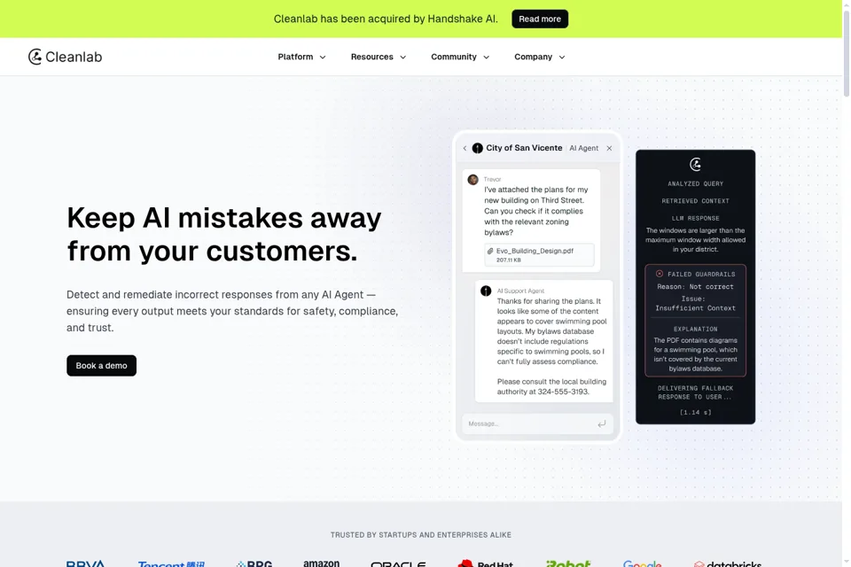 Landing page preview