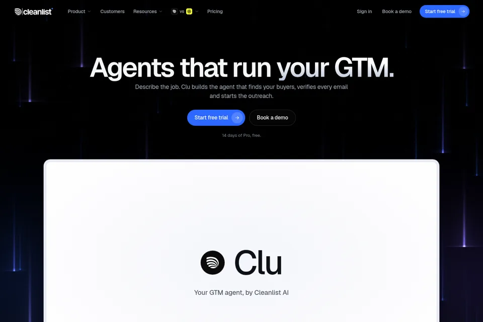 Landing page preview