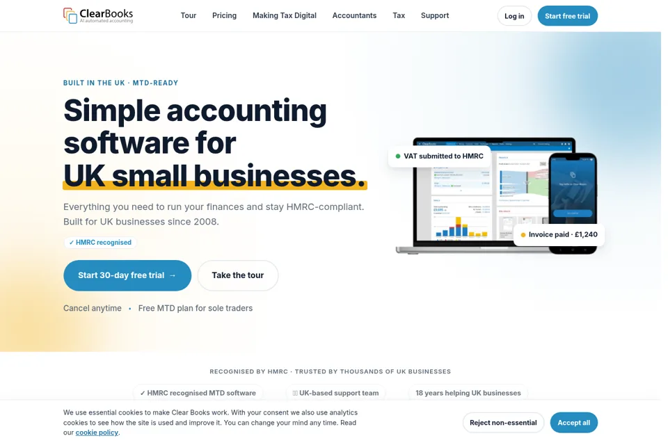 Landing page preview