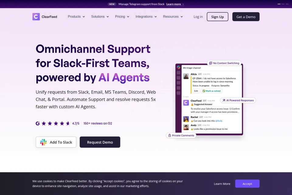 Landing page preview