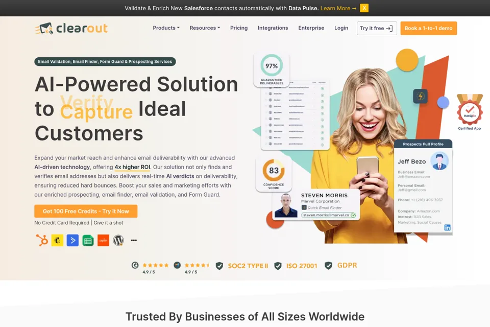 Landing page preview