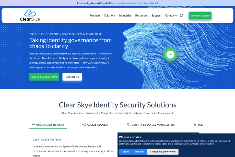 Landing page preview