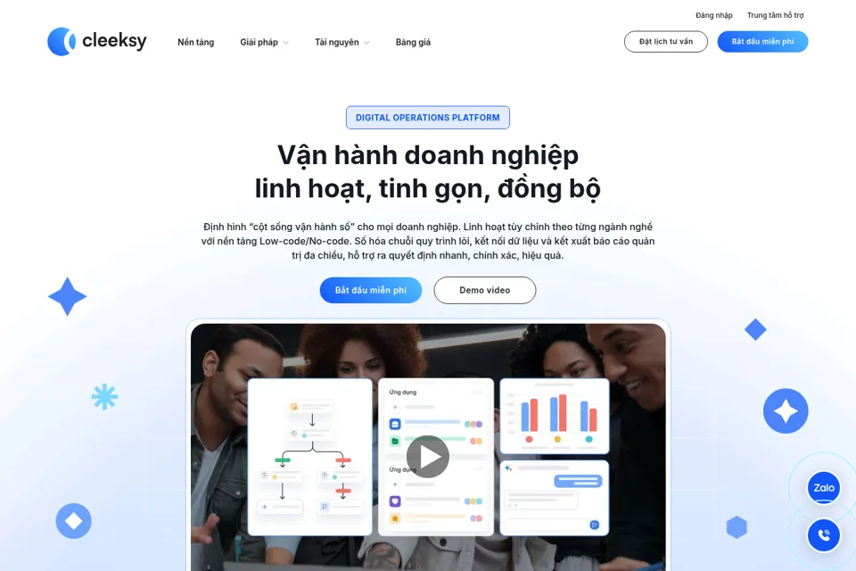 Landing page preview