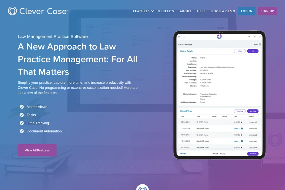 Landing page preview