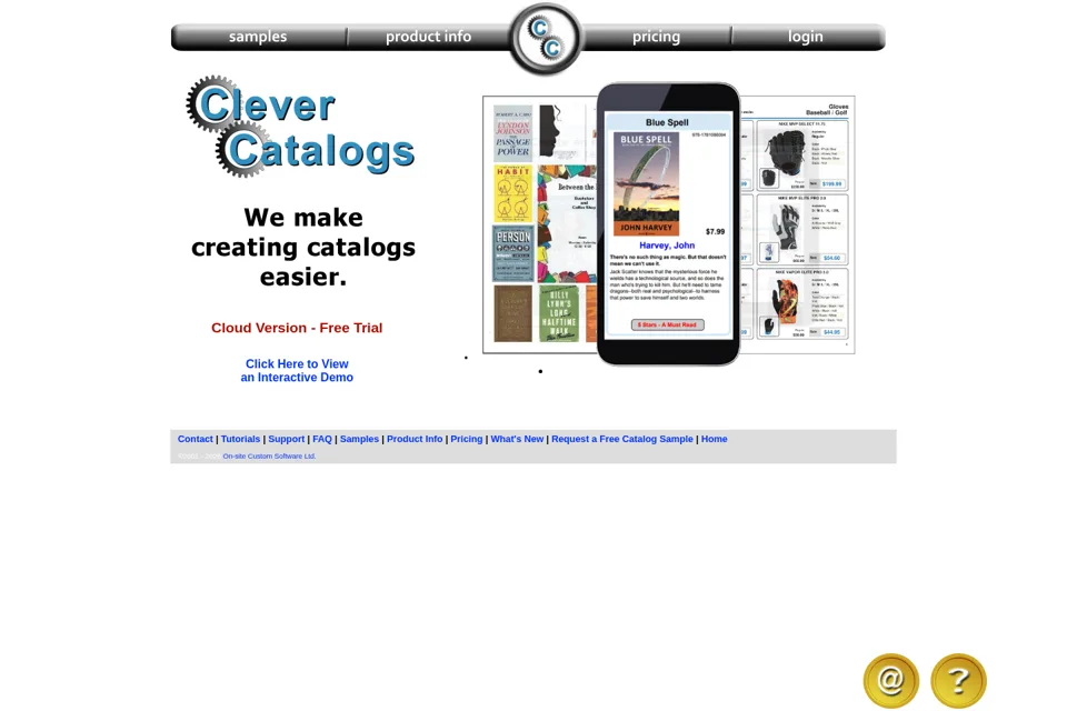 Landing page preview