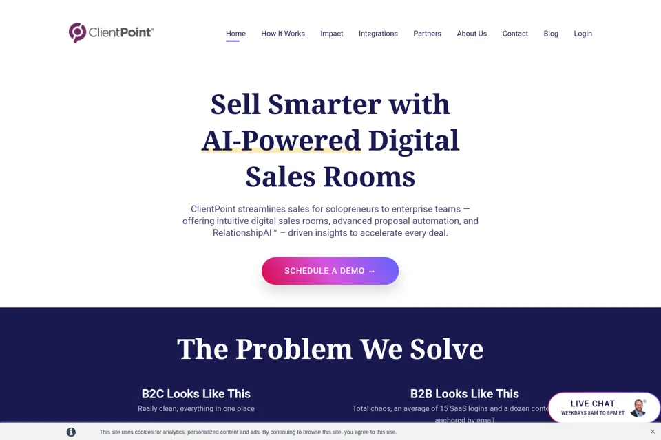 Landing page preview