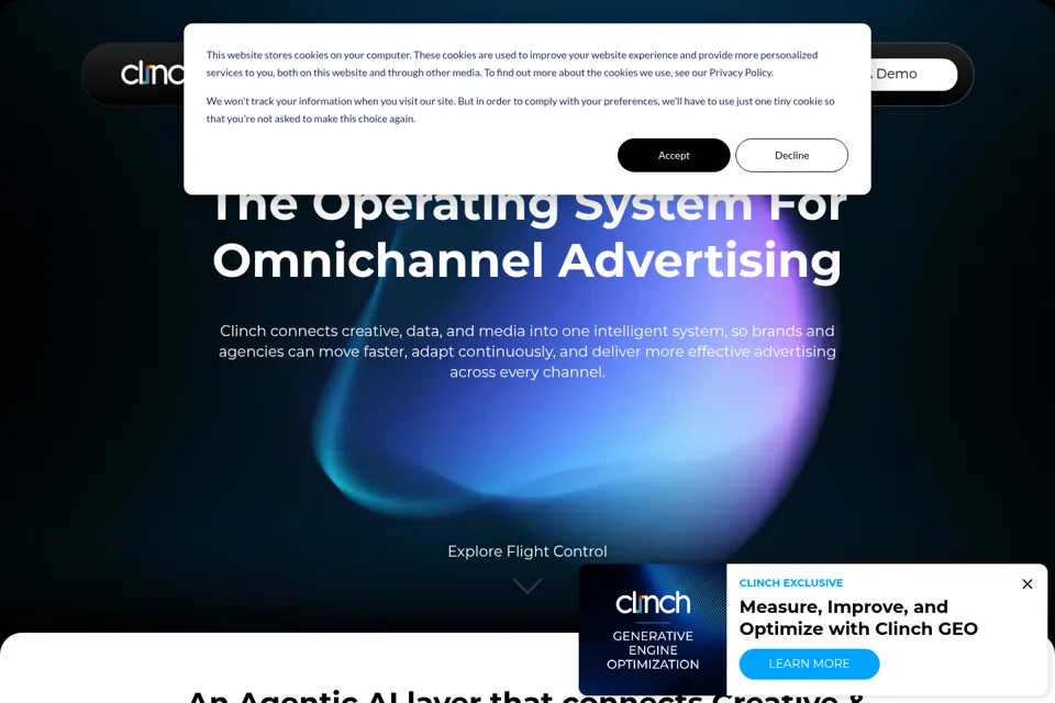 Landing page preview