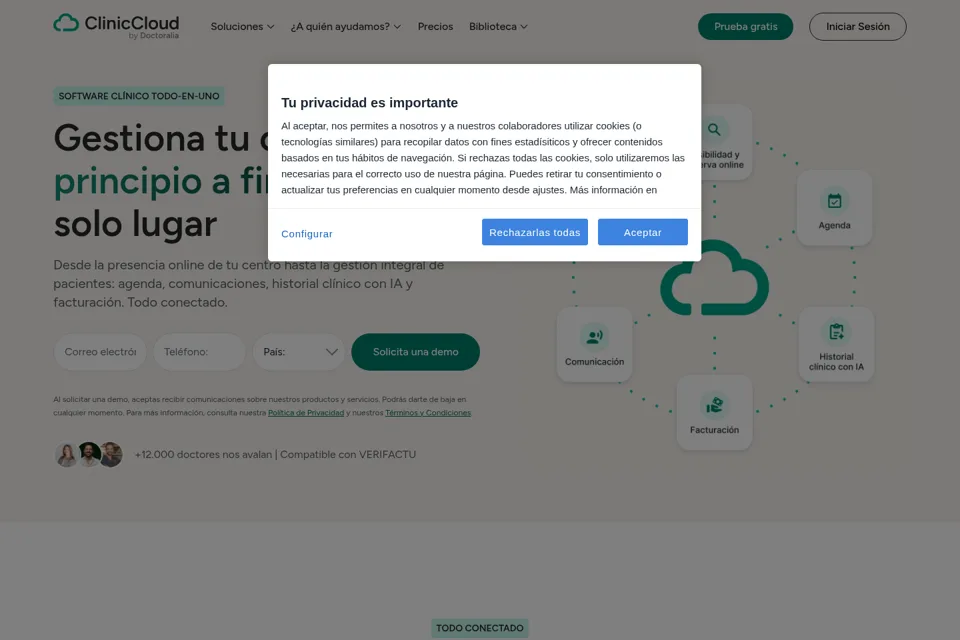 Landing page preview