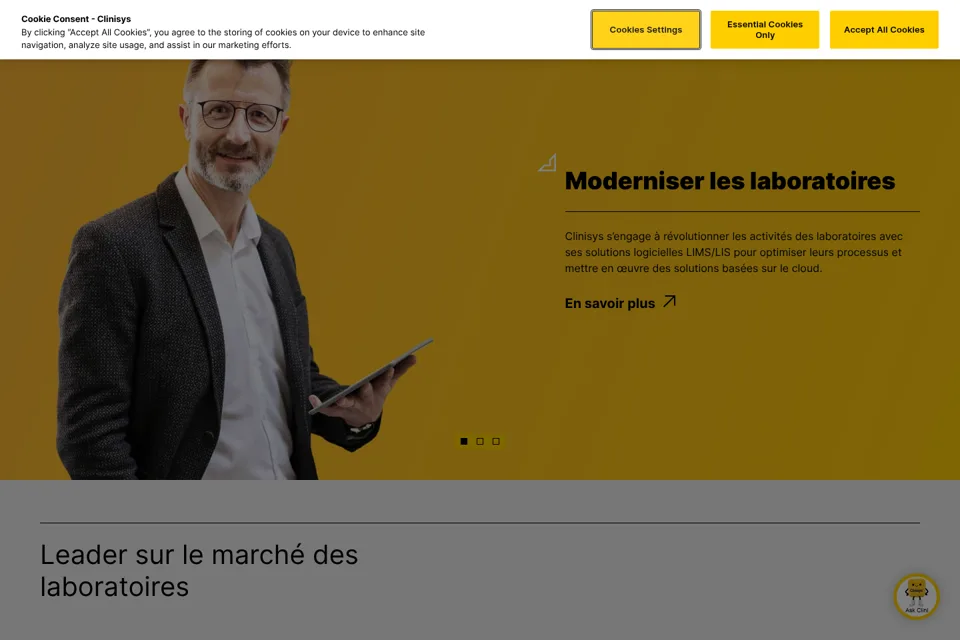 Landing page preview