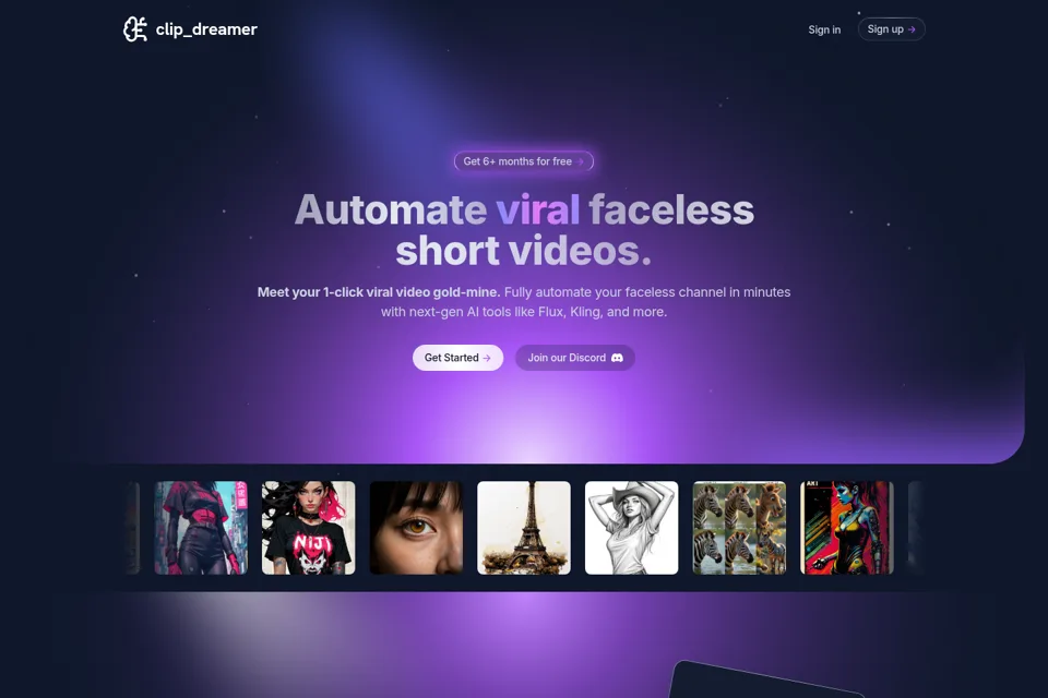 Landing page preview
