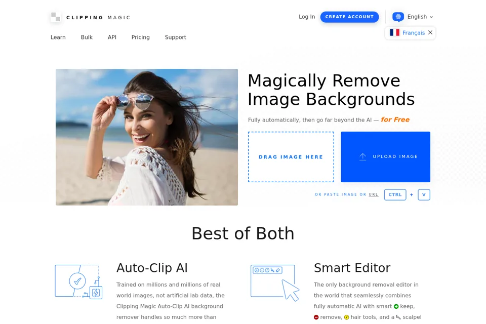 Landing page preview