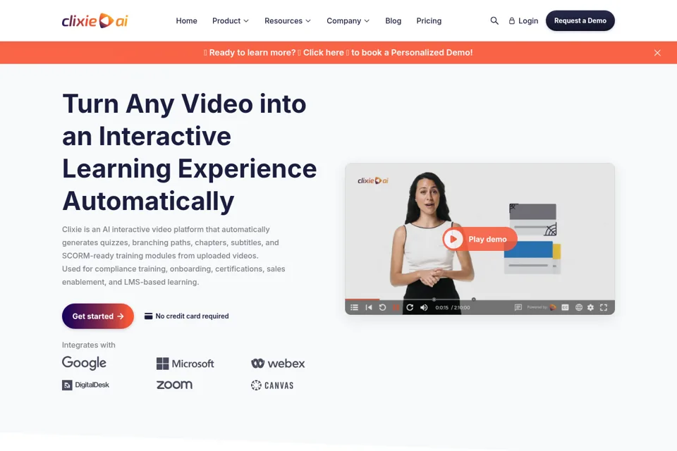 Landing page preview