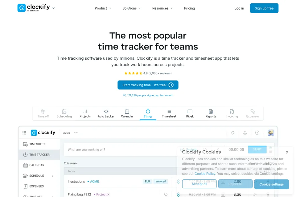 Landing page preview