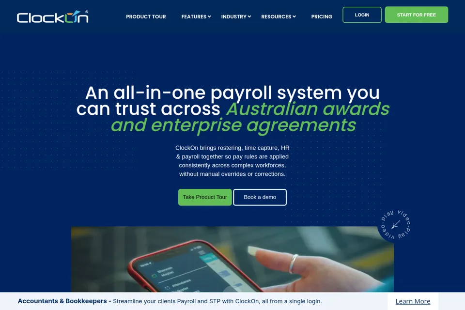 Landing page preview