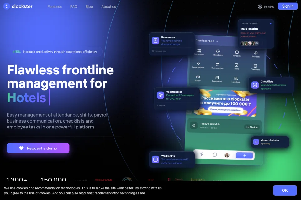 Landing page preview