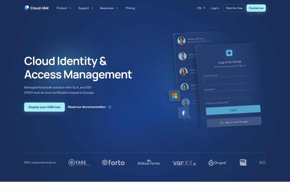 Landing page preview