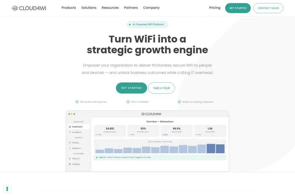Landing page preview
