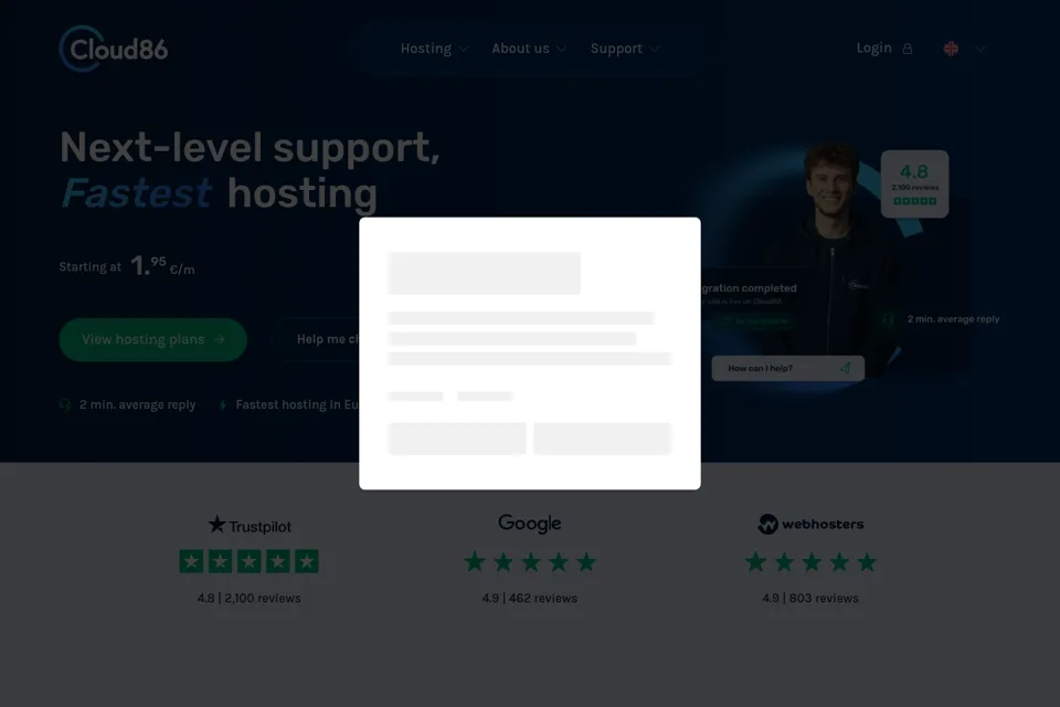 Landing page preview