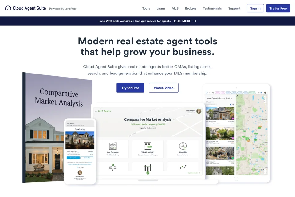 Landing page preview