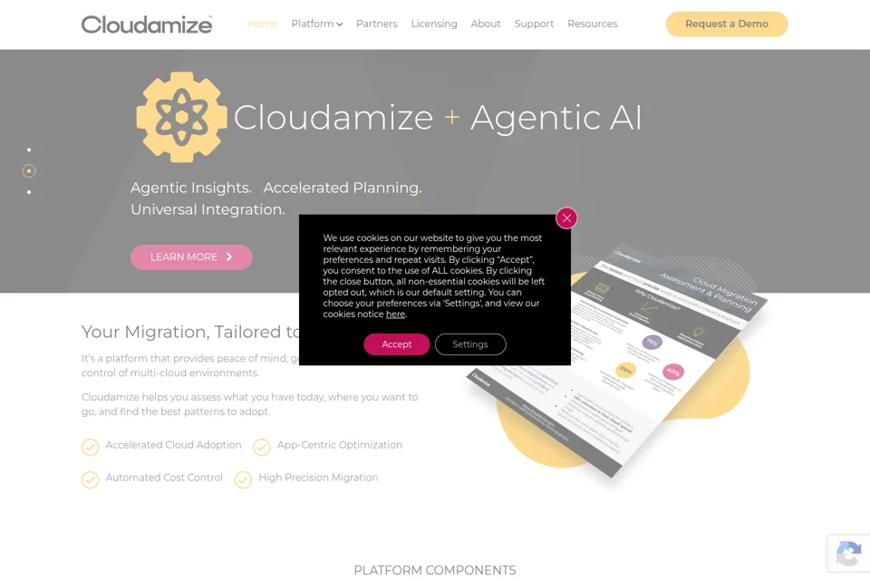 Landing page preview