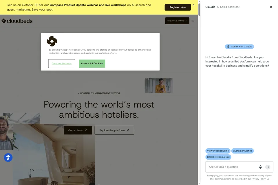 Landing page preview