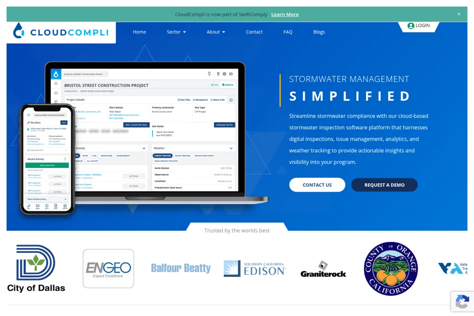 Landing page preview