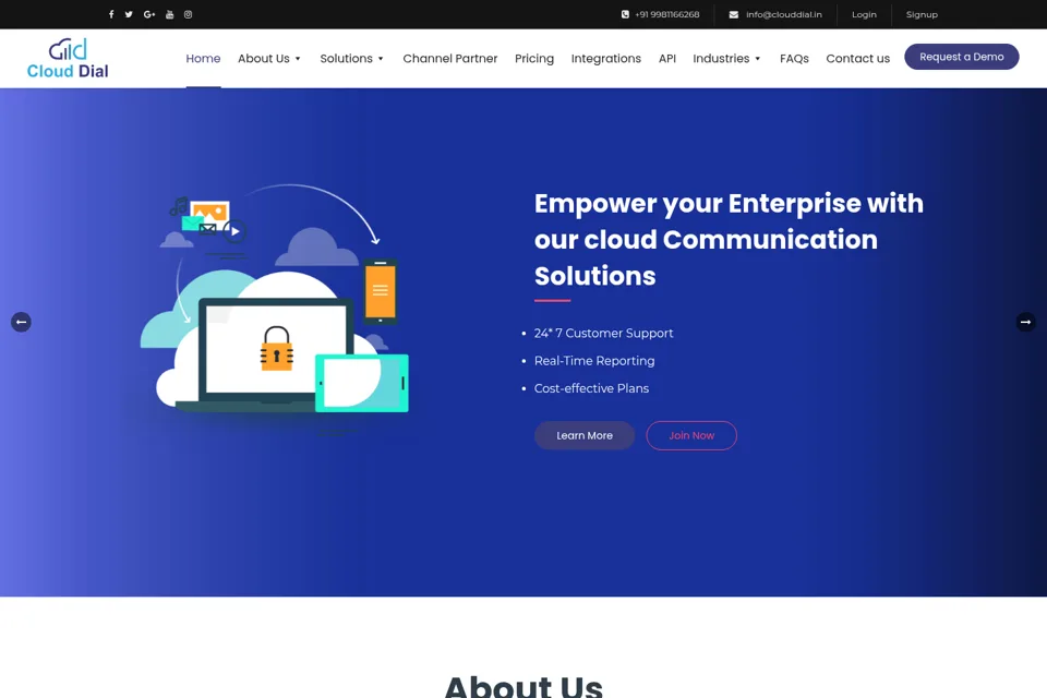 Landing page preview