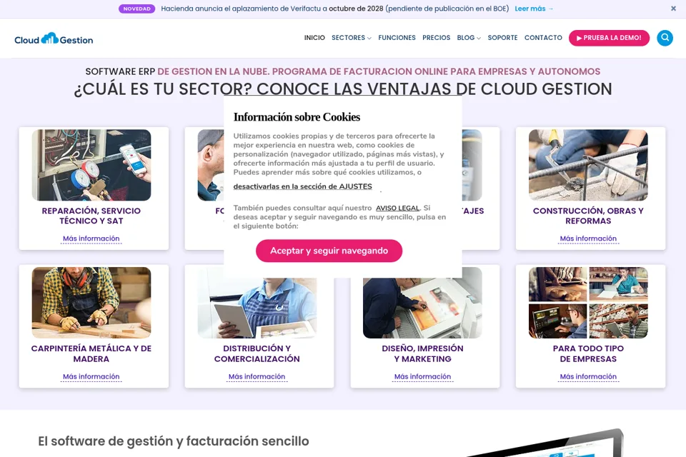 Landing page preview