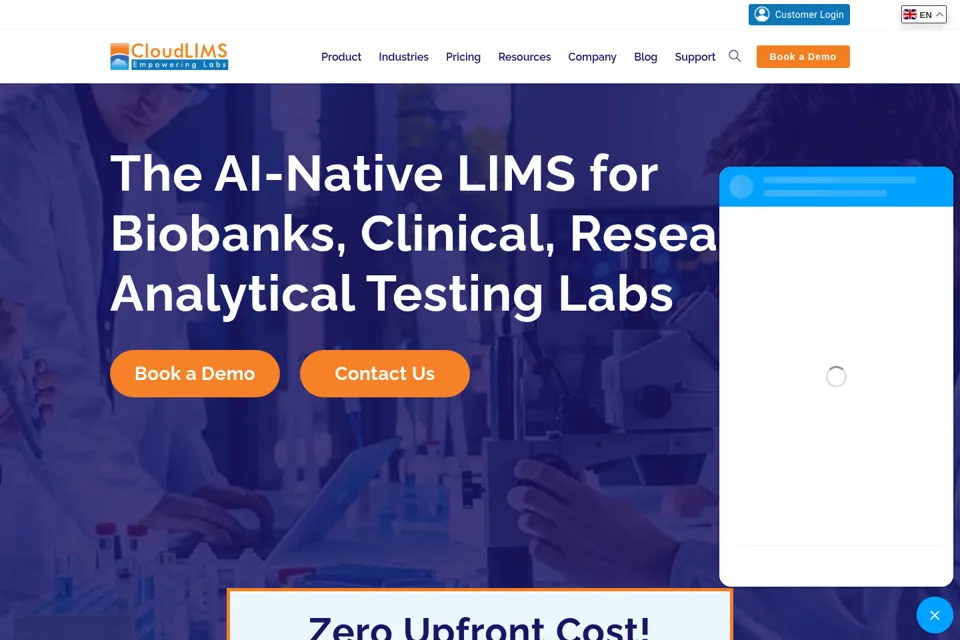 Landing page preview