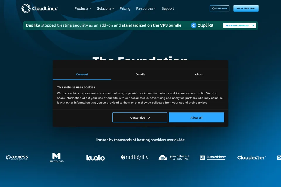 Landing page preview