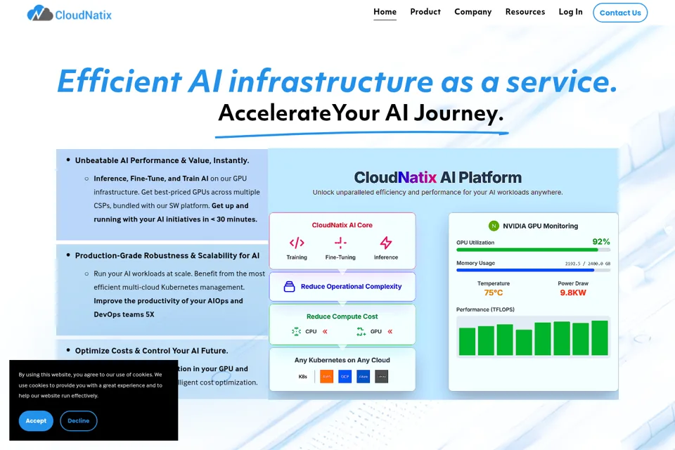 Landing page preview