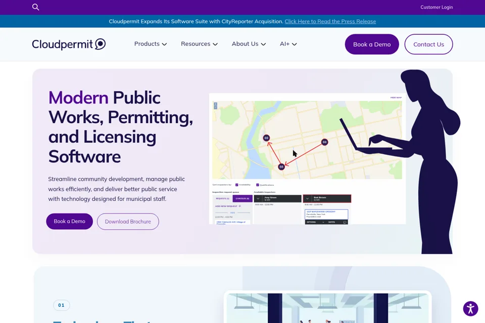 Landing page preview