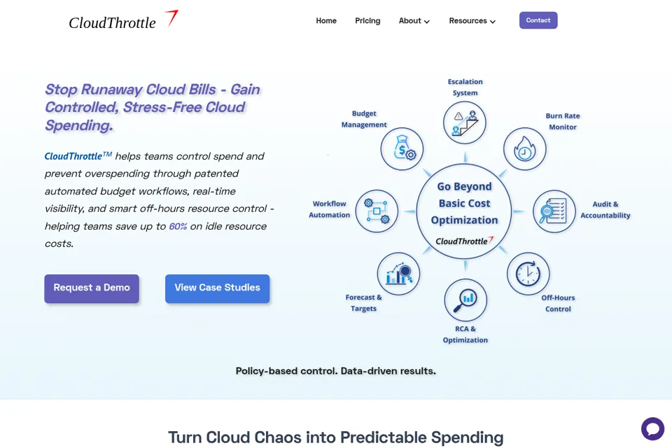 Landing page preview