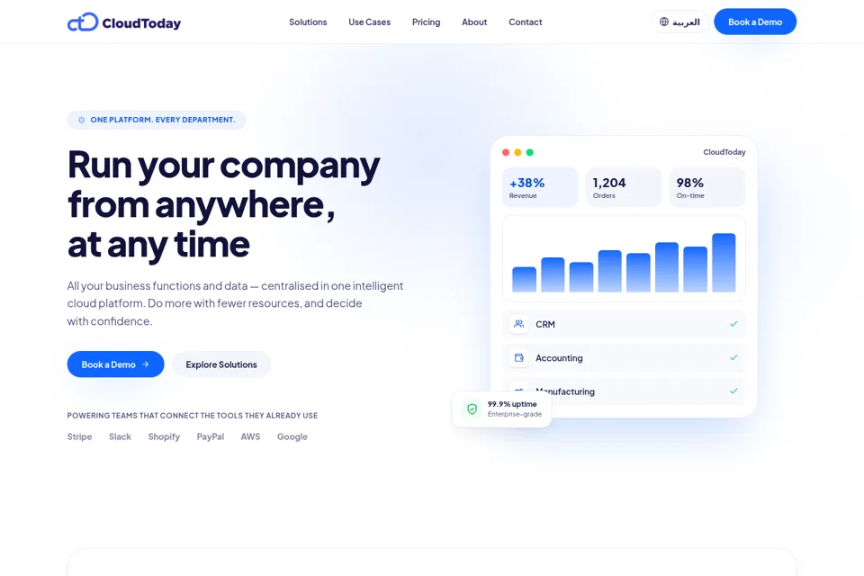 Landing page preview