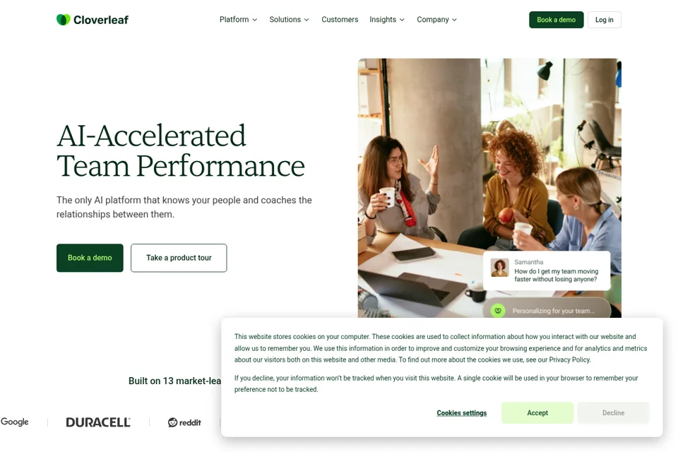 Landing page preview