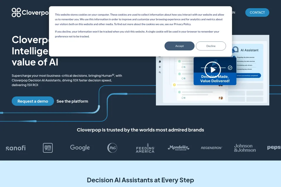 Landing page preview