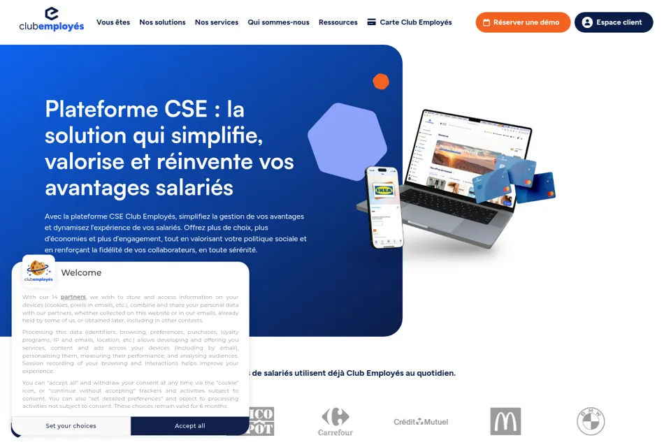 Landing page preview